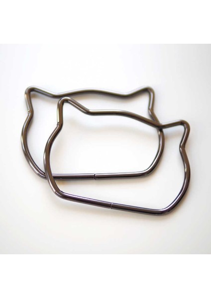 Metal Çanta Sapı Kedi