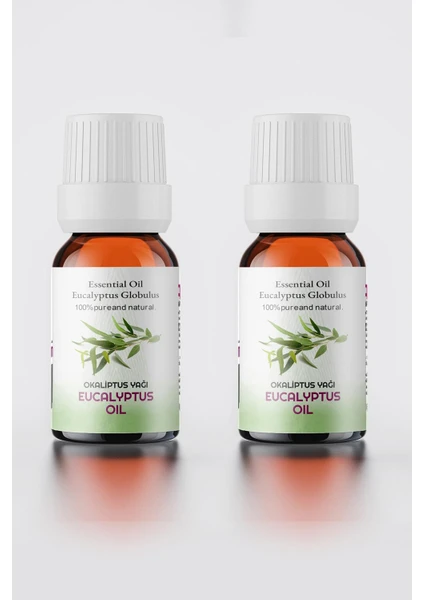 Okaliptus Uçucu Yağı %100 Saf 2li Set ( Eucalyptus Oil ) 2X10 ml