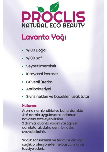 Lavanta Uçucu Yağı % 100 Saf 2li Set ( Lavender Oil ) 2X10 ml