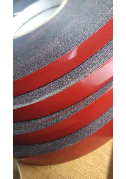 Çift Taraflı Köpük Bant Kırmızı Siyah 25 Mm*25 M fiyatları