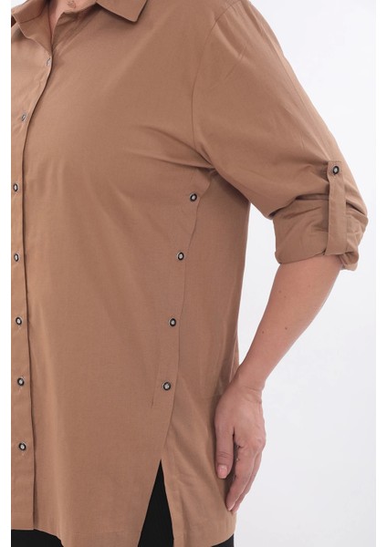 Cotton Büyük Beden Özel Tasarım Gömlek fırsatları