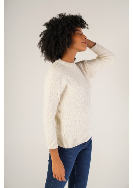 Kadın Kemik Saç Yürütme Bisiklet Yaka Yün Kazak TRIST-6151 fiyatları