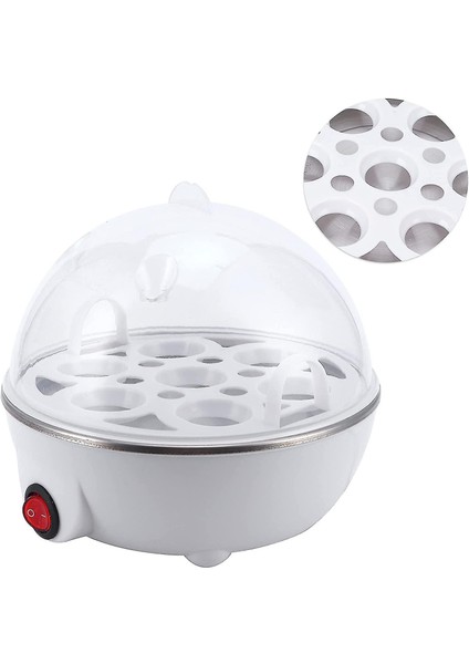 Hızlı Yumurta Kazanı, Elektrikli Yumurta Kazanı 7 Yumurta Kapasitesi Mutfak Için Mini Yumurta Kazanı Vapuru (Yurt Dışından) fırsatları