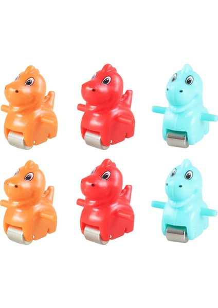 Elektrikli Izler Oyun Parçaları Silindir Kümeser Oyuncak Aksesuarları Kapalı Outdoor 6 Pcs Dinozor (Yurt Dışından)