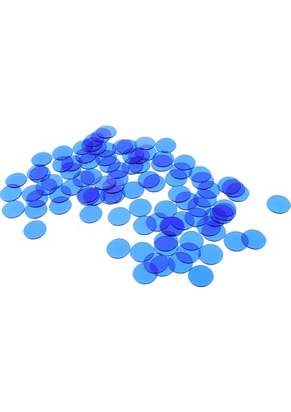 300 Bingo (Çok) - Bingo Için 1.5 cm Yarı Belirteçler, Mavi (Yurt Dışından)