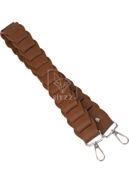 Suni Deri Örgü Çanta Sapı 64CM