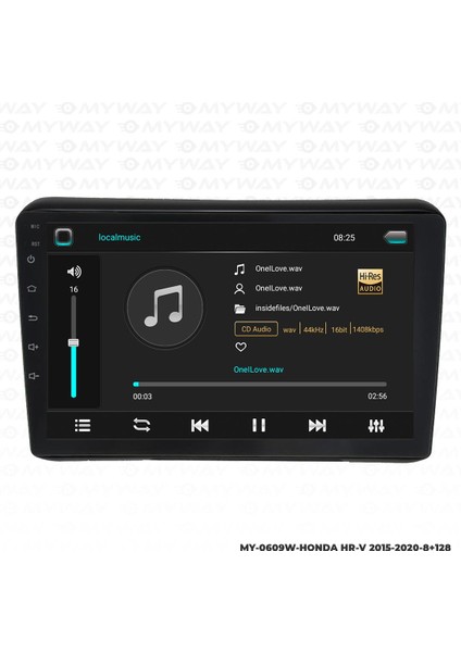 Honda Hrv Android 12 Multimedya Carplay 4gb RAM+64GB HDD Navigasyon Ekran