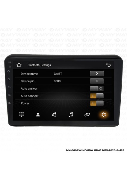 Honda Hrv Android 12 Multimedya Carplay 4gb RAM+64GB HDD Navigasyon Ekran