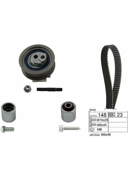 Volkswagen Polo 2013-2014 Triger Seti 06F198119A-530044510
