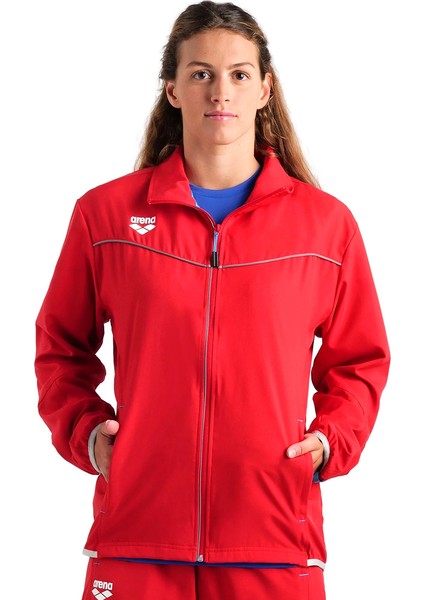 Team Panel Erkek Kırmızı Günlük Stil Ceket 004909400