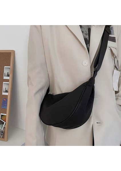 Turuncu Düz Renk Göğüs Çantası Kadınlar Için Büyük Kapasiteli Seyahat Crossbody Kadın Yarım Ay Bel Çantası Bayanlar Günlük Sokak Fanny Paketleri 2023 (Yurt Dışından)