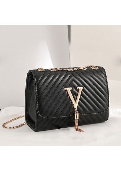 Siyah Kadın Çantası 2022 Trend Çanta Tasarımcısı Lüks Marka Bayanlar Omuz Çantaları Küçük Koltuk Altı Crossbody Kadın Messenger Omuz Çantası (Yurt Dışından)