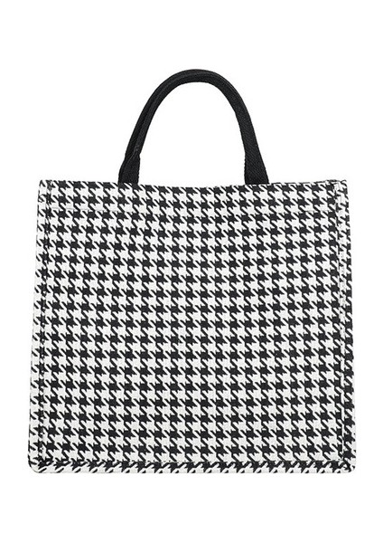 Balıksırtı Vintage Kadınlar Tuval Dalga Balıksırtı Omuz Alışveriş Çantası Rahat Bayanlar Büyük Kapasiteli Leopar Zebra Desen Tote Çanta (Yurt Dışından)