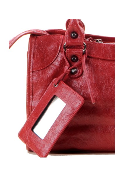 Kırmızı Lüks Çantalar ve Çantalar Kadın Çantaları Marka Tasarımcısı Yumuşak Püskül Motosiklet Çantası Chic Pu Deri Şık Crossbody Omuz Çantası (Yurt Dışından)