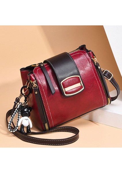 Kadınlar Için Kırmızı Çanta 2022 Tasarımcı Lüks Marka Omuzdan Askili Çanta Çantalar Cüzdan Kadın Crossbody Messenger Bayanlar Kızlar Için El Çantaları (Yurt Dışından)