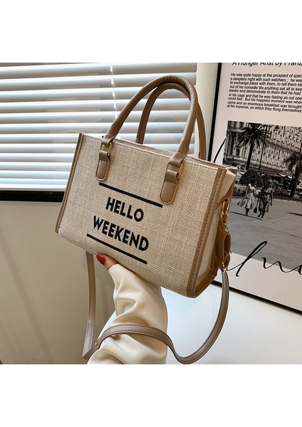Siyah Vintage Moda Tuval Tek Omuz Tote Çanta Kadın 2023 Yeni Moda Rahat Hafif Büyük Kapasiteli Çanta (Yurt Dışından) fiyatları