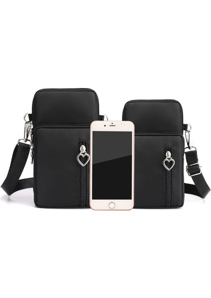 Mor Yeni Cep Telefonu Çantası Kadın Askılı Çanta Asılı Boyun Bozuk Para Cüzdanı Dikey Çanta Yeni Tüm Maç Mini Küçük Crossbody Çanta (Yurt Dışından)