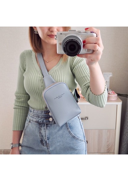 Kırmızı Yenı Kadın Göğüs Paketi Çantası Hip Hop Muz Kemer Çantası Mini Yüksek Kaliteli Crossbody Çanta Kadın Pu Deri Bel Çantaları Çanta Cep (Yurt Dışından)
