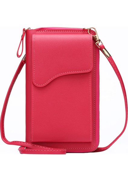 Gül Kırmızı 2 Pu Lüks Çanta Bayan Çantaları Kadın 2022 Bayanlar El Çantaları Kadın Crossbody Çanta Çanta Debriyaj Telefon Cüzdan Omuz Çantası (Yurt Dışından)