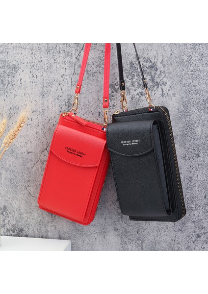 Gül Kırmızı 2 Pu Lüks Çanta Bayan Çantaları Kadın 2022 Bayanlar El Çantaları Kadın Crossbody Çanta Çanta Debriyaj Telefon Cüzdan Omuz Çantası (Yurt Dışından) modelleri