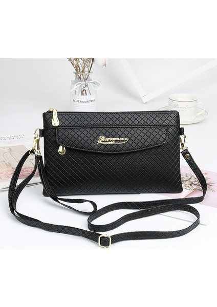 Kahve Kadın Pu Crossbody Çanta Ayarlanabilir Omuz Askısı Yeni Moda Elmas Kafes Omuz Çantaları Rahat Bilek Kayışı Kadın Çantası (Yurt Dışından) fiyatları