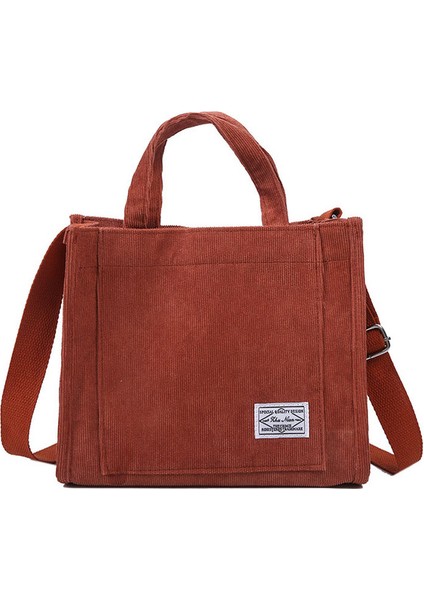 Maroon Girls Mini Tote Çanta Küçük Kadife Omuz ÇANTASI2022 Kış Çanta ve Cepli Çanta Shopper Vintage Kadınlar Için Crossbody Çanta (Yurt Dışından)