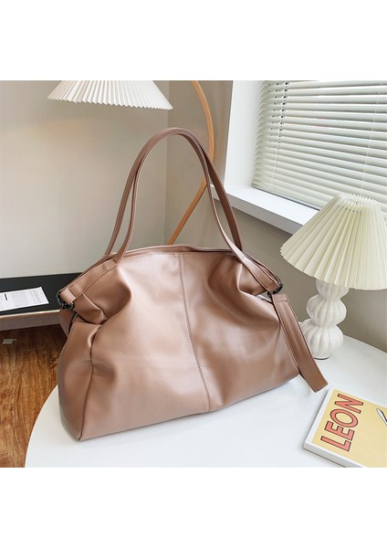 Limon Sarısı Büyük Siyah Bez Çantalar Kadınlar Için Büyük Hobo Alışveriş Çantası Ferah Çanta Kaliteli Yumuşak Deri Crossbody Çanta Bayanlar Seyahat Omuz Çantası (Yurt Dışından)