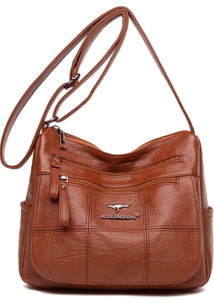 Sarı 2022 Trend Lüks Tasarımcı Crossbody Çanta Yumuşak Pu Deri Messenger Çanta Bayanlar Için Mini Retro Kadın Çanta Çanta Kadın Sac (Yurt Dışından)