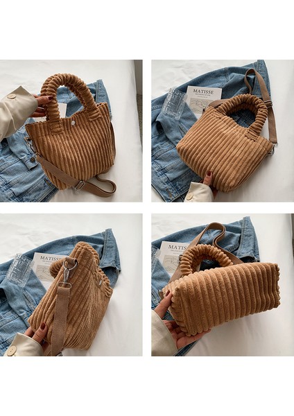 Siyah 2022 Yeni Trend Kız Çanta Moda Kadife Çanta Kadınlar Için Niş Çok Yönlü Kova Omuz Çantaları Kadın Düğme Crossbody Çanta (Yurt Dışından) fiyatları
