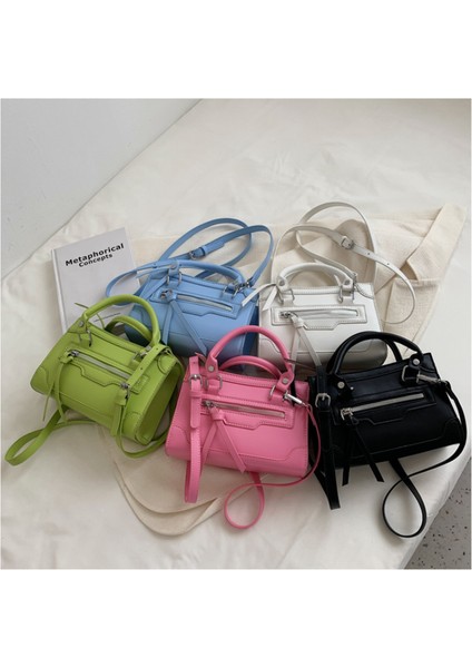 Beyaz Lüks Marka Kadın Çanta Düz Renk Deri Omuz Çantaları Kadınlar Için Moda Tasarımcısı Crossbody Çanta Yüksek Kaliteli Bayan Tote Çanta (Yurt Dışından) fiyatları
