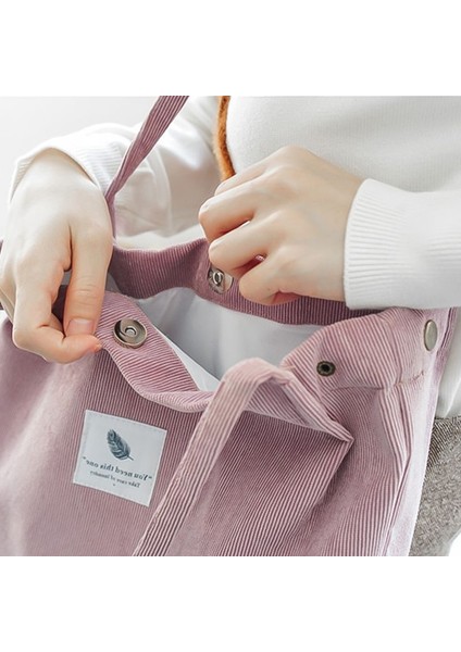 Siyah Kadın Kadife Omuz Çantası Yeniden Alışveriş Çantaları Rahat Tote 2022 Yeni Yumuşak Kadın Çanta Sıcak Satış Tuval Büyük Boy Cep (Yurt Dışından) indirimleri