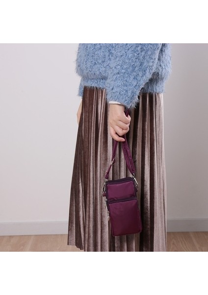 Kadın Spor Kare Çanta Mini Cep Telefonu Kılıfı Crossbody Omuz Çantaları Kadın Messenger Çanta Bayan Cüzdan Telefon Kılıfı Cep (Yurt Dışından) modelleri