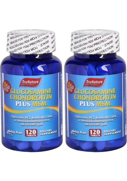 Glucosamine Chondroitin Plus Msm 2 x 120 Tablet Glukozamin Kondroitin