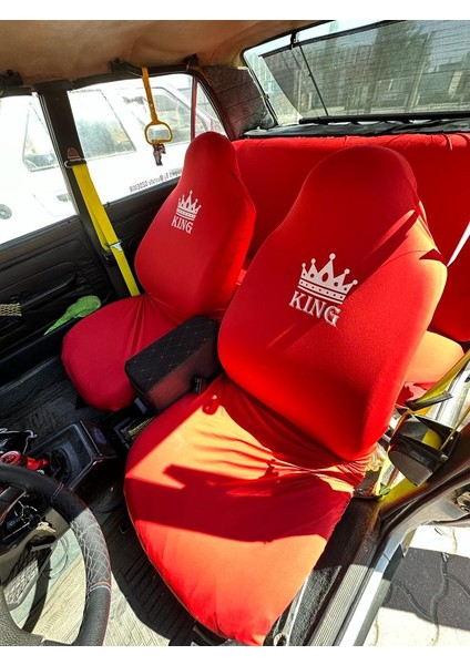 King Oto Servis Kılıfı Kırmızı fiyatları