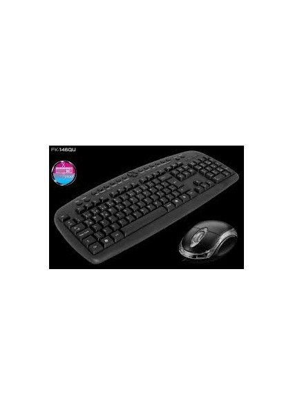 FK-146QP Multimedya USB Klavye USB Mouse Set
