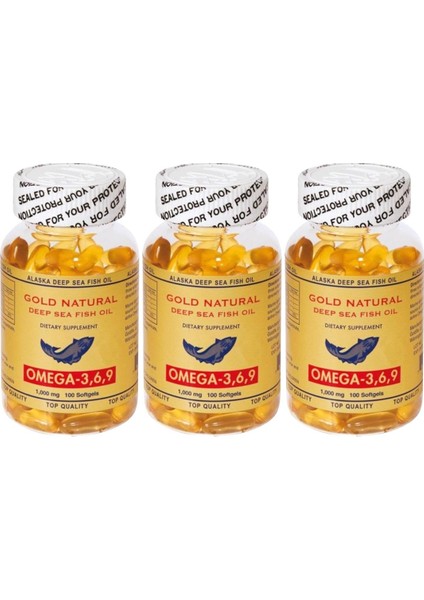 Balık Yağı Omega 3-6-9 1000 mg 3 x 100 Softgel