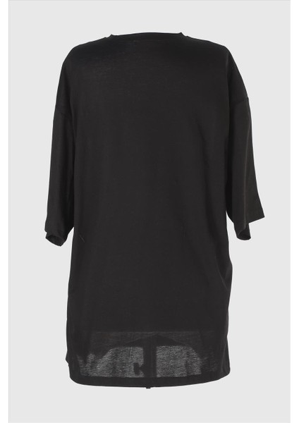 2096_Kısa Kollu Oversize Basic T-shirt modelleri