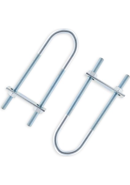 M10*320 U Bolt Extra Uzun 14,5 cm Takım 100 Adet