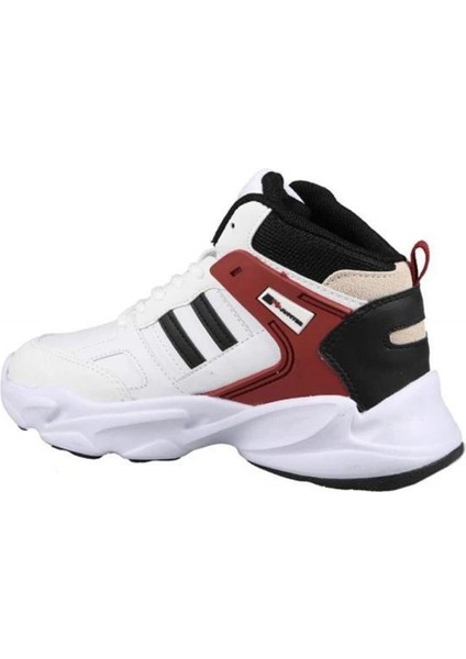 232-1014 Erkek Beyaz-Bordo (40-44) Basketbol Ayakkabı modelleri