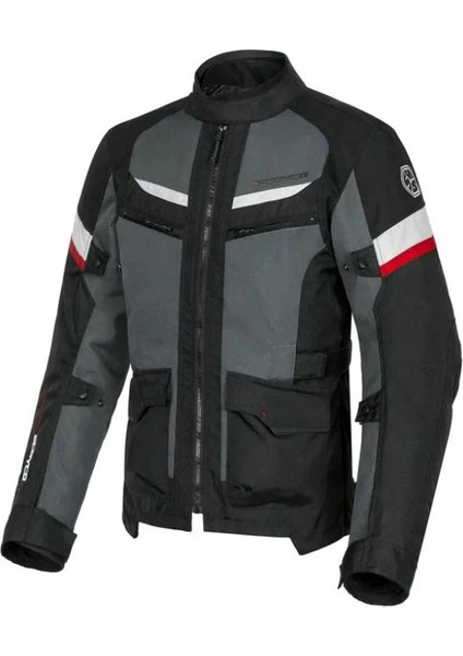 Motosiklet Montu 4 Mevsim Long Dayanıklı Oxford Kumaş Yumuşak Astarlı Motor Mont Man Black