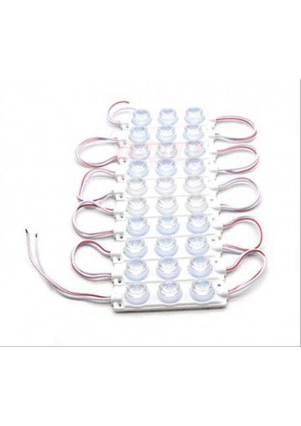 Parmak LED Lamba Seti (10 Adet) 12V Beyaz