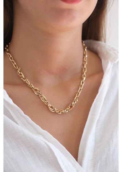 Güzide 14 Ayar Altın Zincir Kolye modelleri