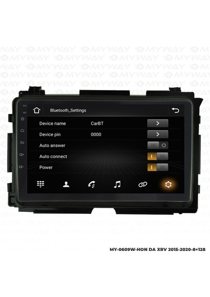 Honda Xrv Android 12 Multimedya Carplay 4gb RAM+64GB HDD Navigasyon Ekran modelleri