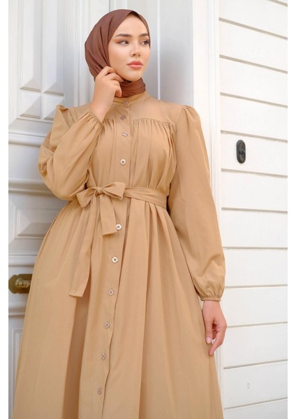 Robalı Mevlana Elbise Camel HM2223 fiyatları