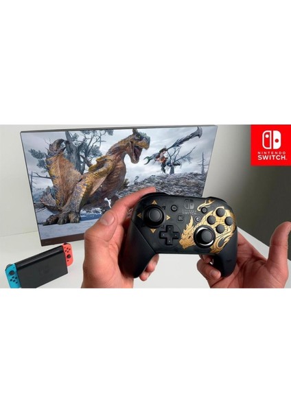Switch Pro Controller - Monsterhunter Rise Edition