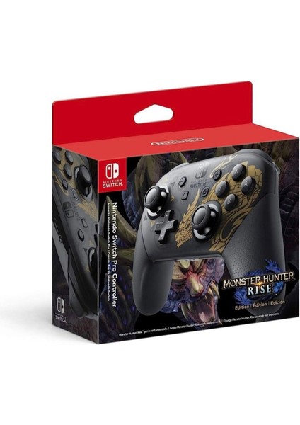 Switch Pro Controller - Monsterhunter Rise Edition