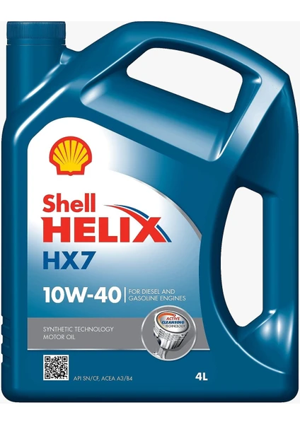 Helix HX7 10W-40 4 Litre Motor Yağı (Üretim Yılı: 2023)