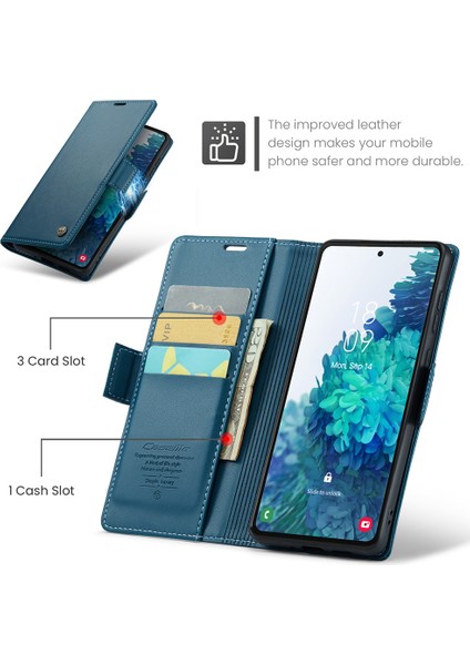 Samsung Galaxy S20 FE/S20 Fe 5G/S20 Fe 2022/S20 Lite Telefon Deri Kılıfı Rfıd Blowantıce Cülü Kapak (Yurt Dışından) indirimleri