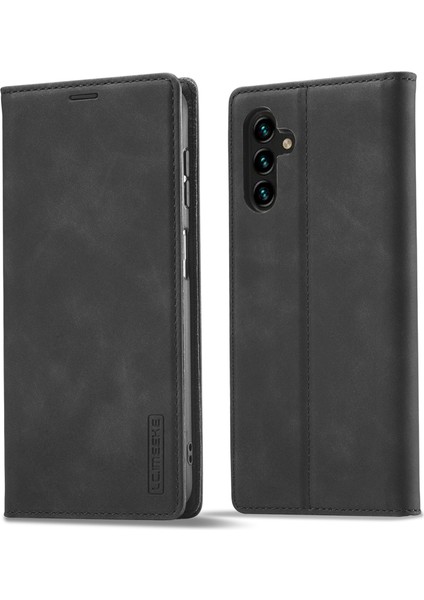 Samsung Galaxy A24 4g Mikrofiber Deri Flip Case Cüzdan Stand Telefon Kapağı (Yurt Dışından)