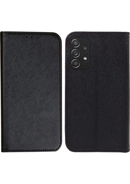 Samsung Galaxy A52S 5G/A52 5g/4g Telefon Kapağı Cüzdan Çapraz Doku Pu Deri Cep Telefon Kılıfı (Yurt Dışından)